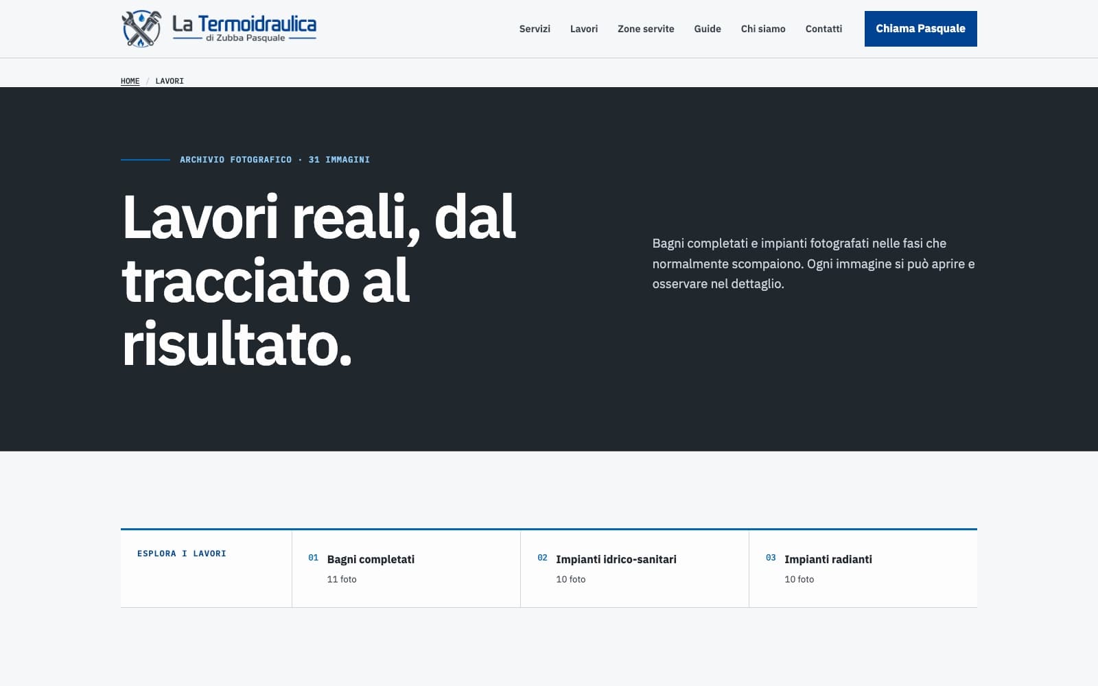 Archivio dei lavori reali di La Termoidraulica