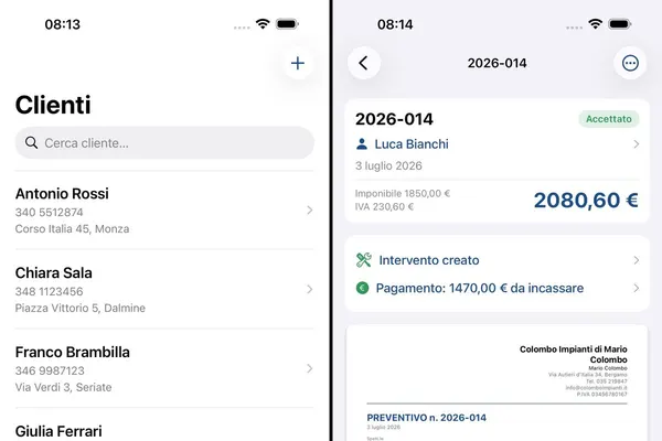Garzone: schermate ufficiali dell’App Store