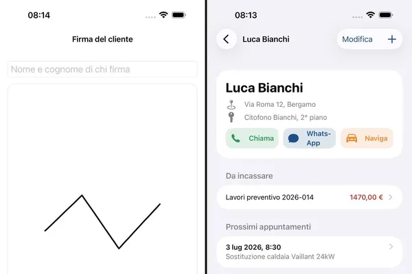 Garzone: schermate ufficiali dell’App Store