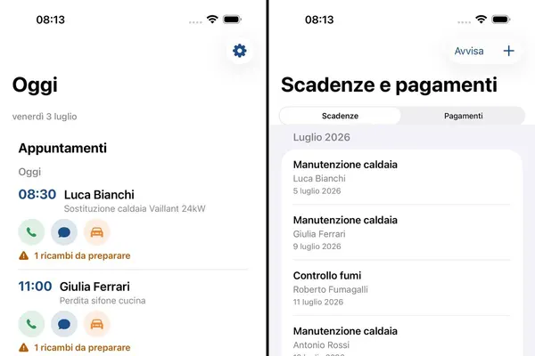 Garzone: schermate ufficiali dell’App Store