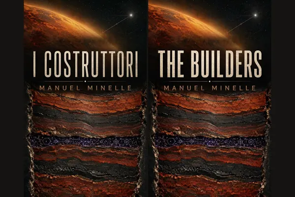 I Costruttori / The Builders: le copertine dell’edizione italiana e di quella inglese