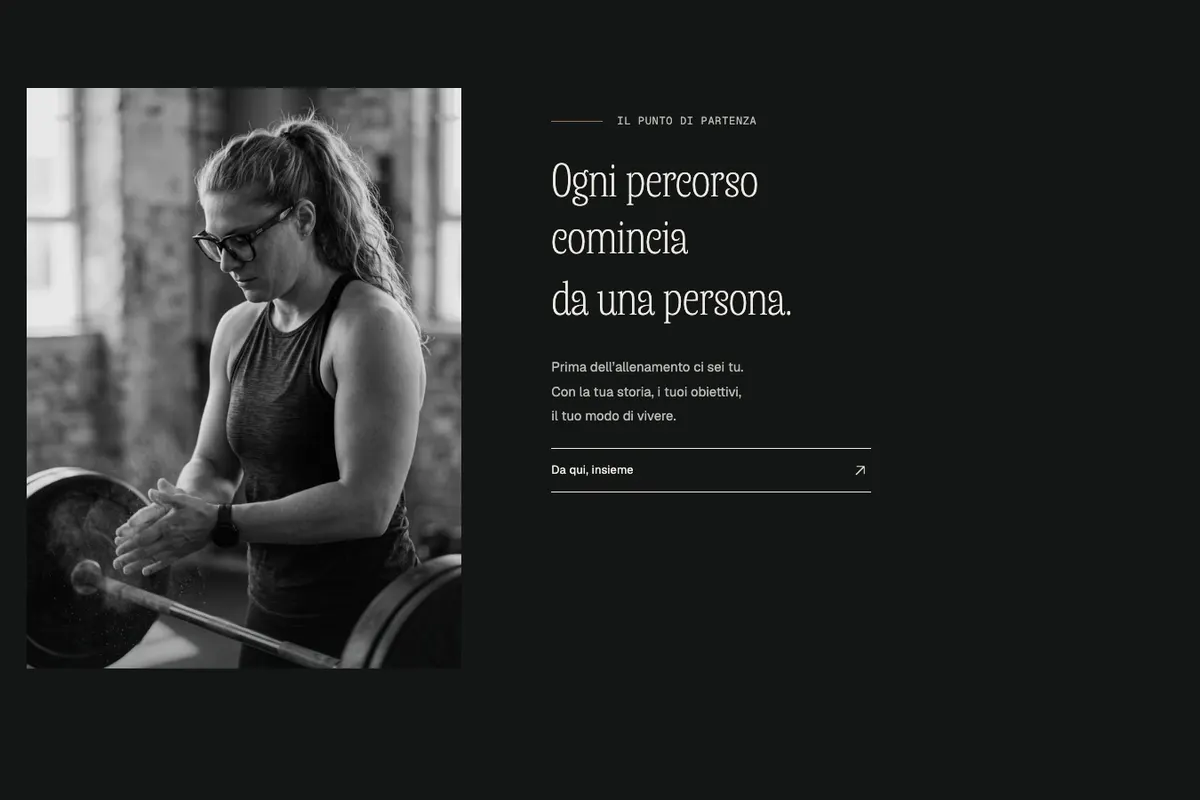 Marina Cambareri: marinacambareri.it, scorrendo la homepage
