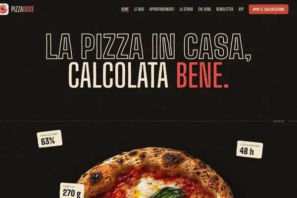 PizzaDose.com: homepage di pizzadose.com