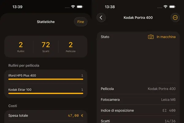 Rullino: schermate ufficiali dell’App Store