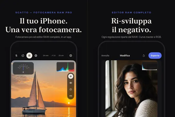 Scatto: schermate ufficiali dell’App Store