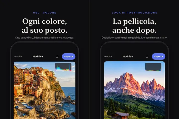 Scatto: schermate ufficiali dell’App Store